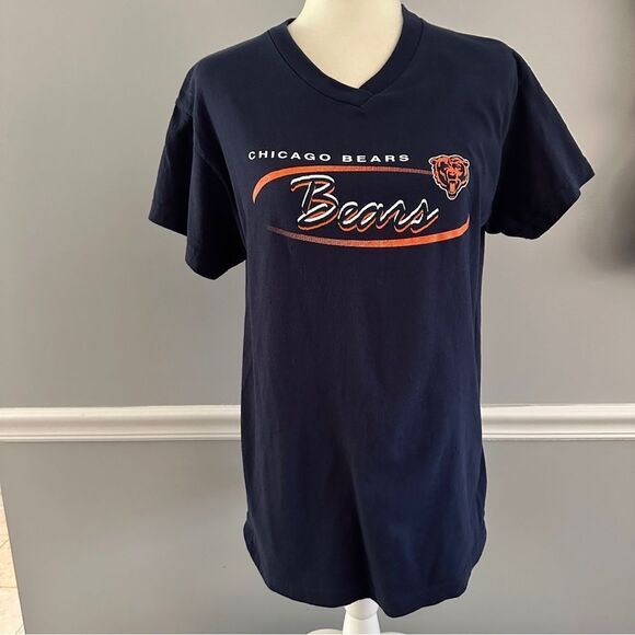 NFL Chicago Bears V-neck, short sleeve ladies, T-shirt size L - Picture 1 of 6